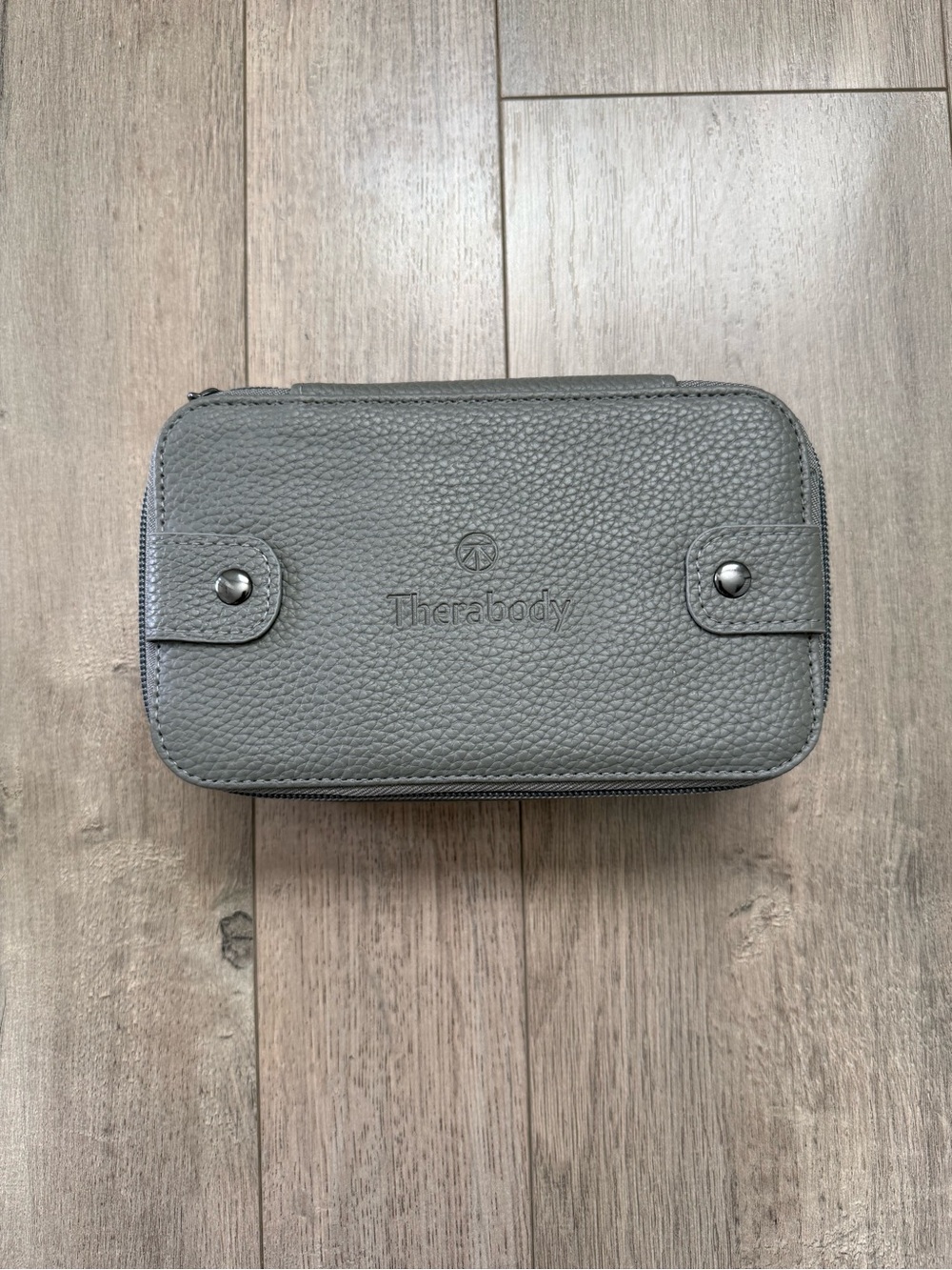 Therabody Gray Pebbled Accessory Case